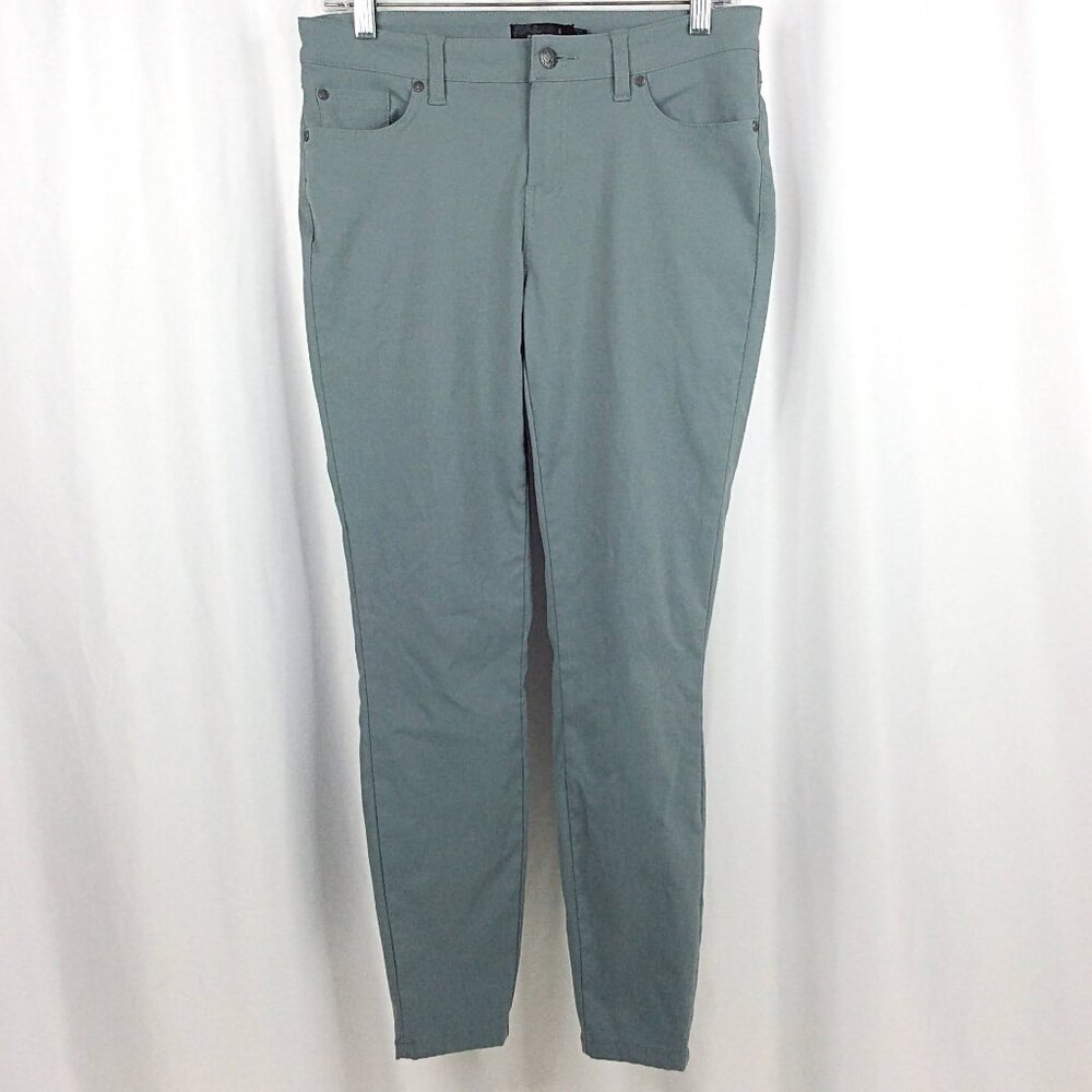 Prana Women's Briann Pant Short Inseam 28" Skinny Size 8 W4317SH08 Nylon Green